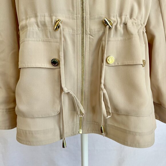 CALVIN KLEIN lightweight tan jacket Medium - Picture 3 of 7